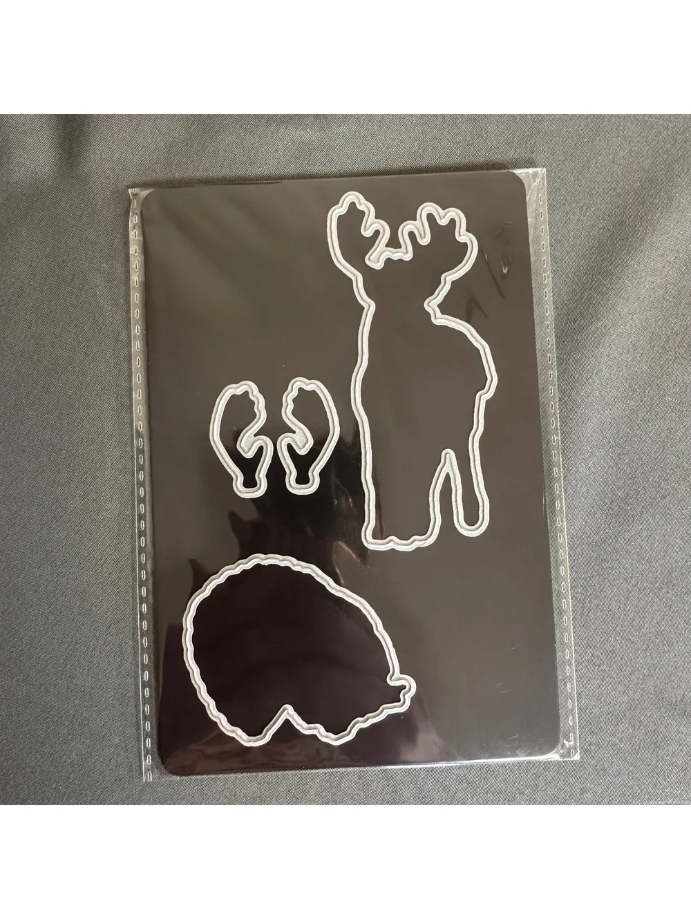 Close To My Heart Z4329 Hunting Dads Acrylic Stamp and Thin Cut Set